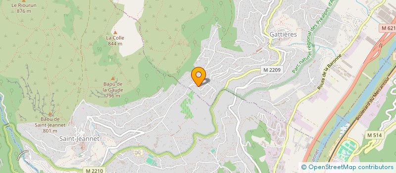 localisation de l'entreprise SCI SEDIA  GATTIERES