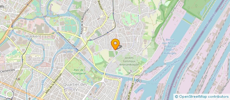 localisation de l'entreprise SCI SEDLEX  STRASBOURG