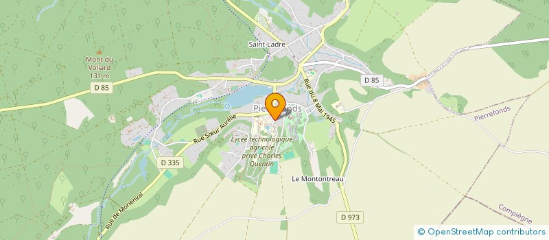 localisation de l'entreprise SCI SEDNEM  PIERREFONDS