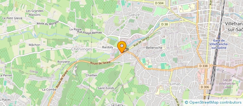 localisation de l'entreprise SCI SEDO  GLEIZE