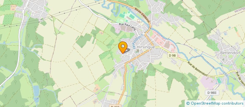 localisation de l'entreprise SCI SEDOCRI  HIRSINGUE