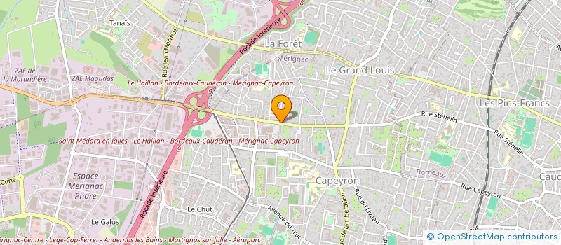 localisation de l'entreprise SCI SEDOMER  MERIGNAC