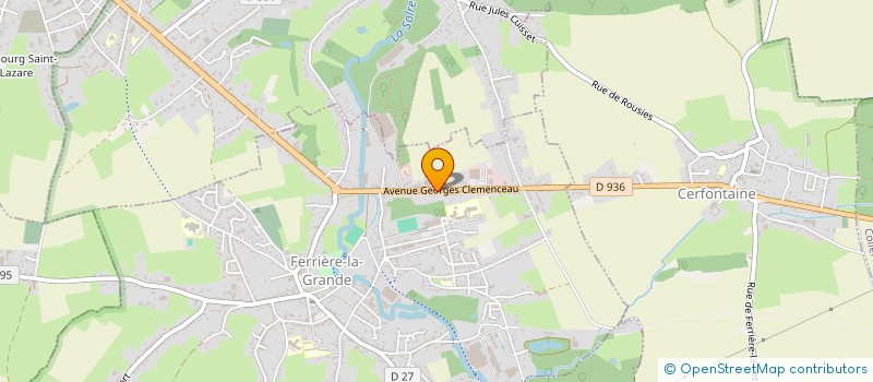 localisation de l'entreprise SCI SEDOPA  FERRIERE-LA-GRANDE