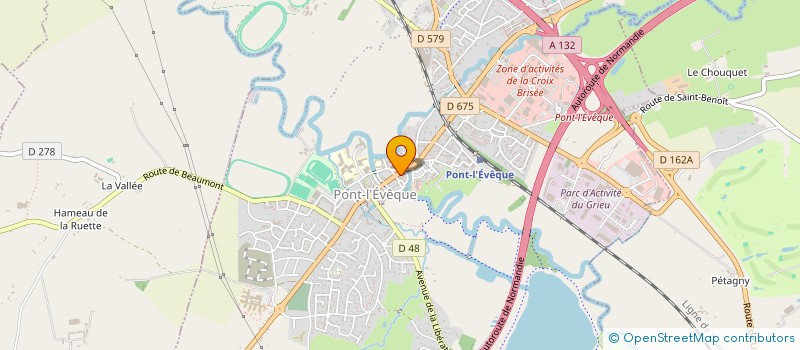 localisation de l'entreprise SCI SEEL  PONT L'EVEQUE