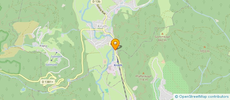 localisation de l'entreprise SCI SEESAHA  KRUTH