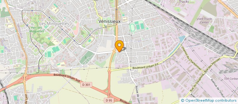 localisation de l'entreprise SCI SEET  VENISSIEUX