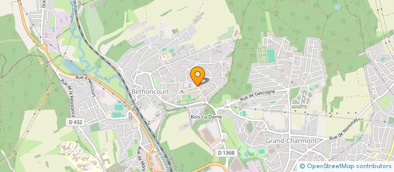 localisation de l'entreprise SCI SEFA  BETHONCOURT