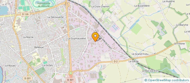 localisation de l'entreprise SCI SEFAGE  SAINT-MALO