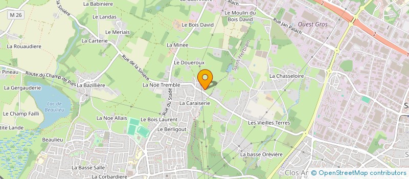 localisation de l'entreprise SCI SEFI à COUERON