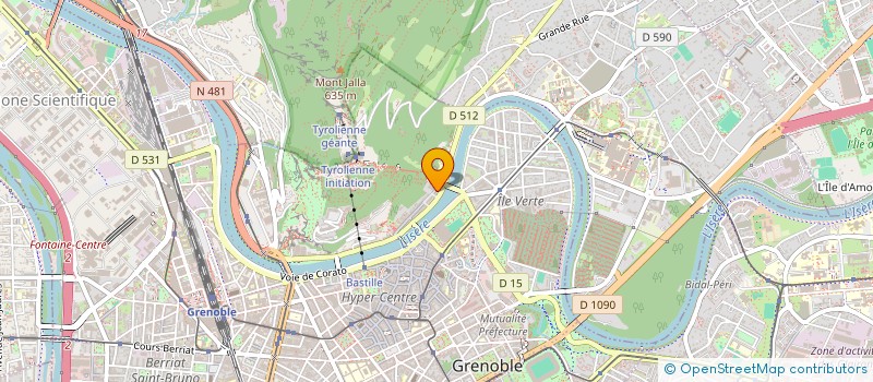 localisation de l'entreprise SCI SEFIMA à GRENOBLE