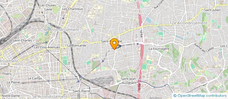 localisation de l'entreprise SCI SEFIRAT  MARSEILLE