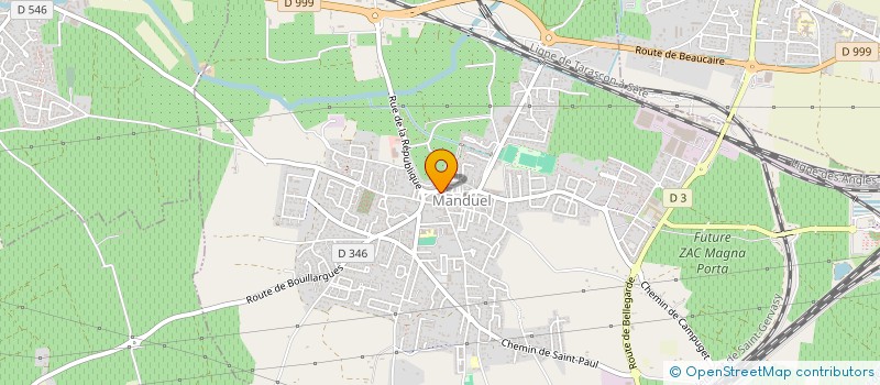 localisation de l'entreprise SCI SEFLO  MANDUEL