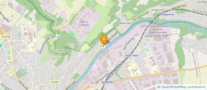 localisation de l'entreprise SCI SEFLO  PONTOISE