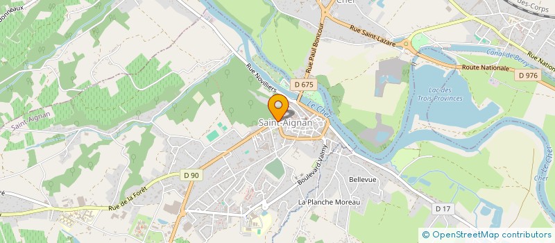 localisation de l'entreprise SCI SEFRIOUI à SAINT-AIGNAN