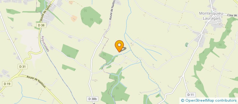 localisation de l'entreprise SCI SEFTEL  MONTESQUIEU-LAURAGAIS