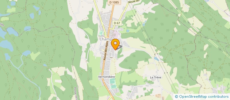 localisation de l'entreprise SCI SEG  CHAMPIER