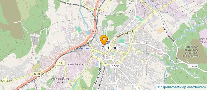 localisation de l'entreprise SCI SEGA PARTNERS à GARDANNE