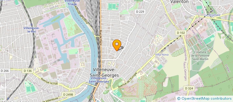 localisation de l'entreprise SCI SEGALINI  VILLENEUVE-SAINT-GEORGES