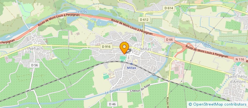 localisation de l'entreprise SCI SEGANSI  MILLAS