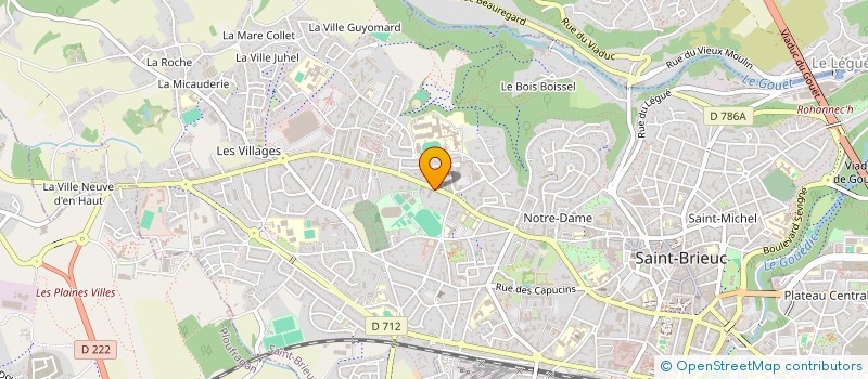 localisation de l'entreprise SCI SEGARA à SAINT-BRIEUC