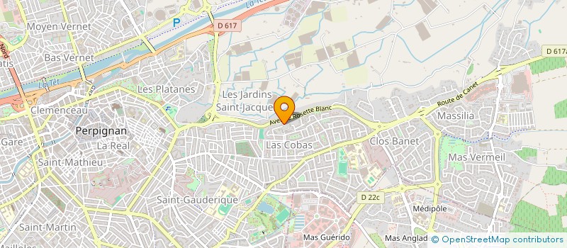 localisation de l'entreprise SCI SEGAWELL  PERPIGNAN