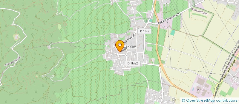 localisation de l'entreprise SCI SEGD  WETTOLSHEIM