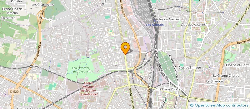 localisation de l'entreprise SCI SEGE à ORLEANS
