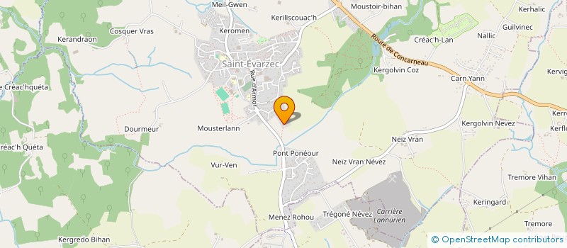localisation de l'entreprise SCI SEGE  SAINT-EVARZEC