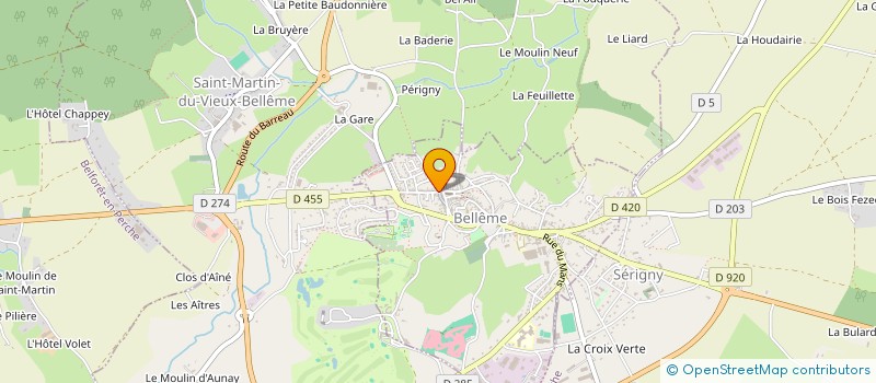 localisation de l'entreprise SCI SEGER à BELLEME
