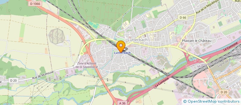 localisation de l'entreprise SCI SEGHIRS  LUTTERBACH