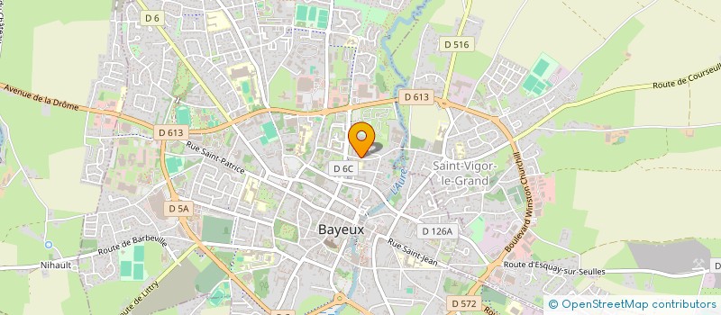 localisation de l'entreprise SCI SEGIR SAINT QUENTIN  BAYEUX