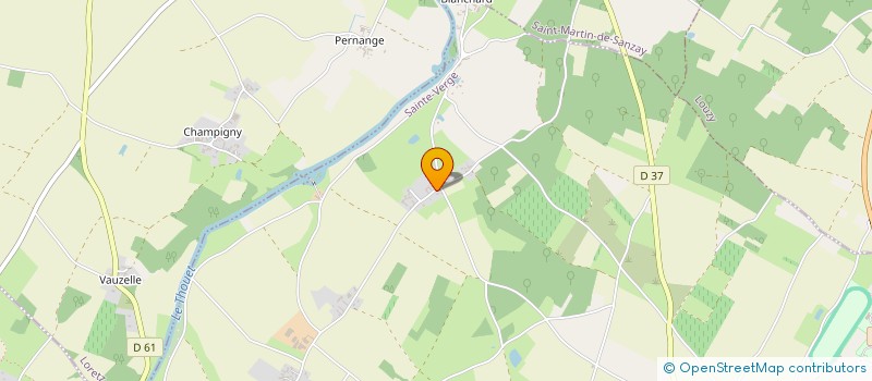 localisation de l'entreprise SCI SEGOLENE  SAINTE-VERGE