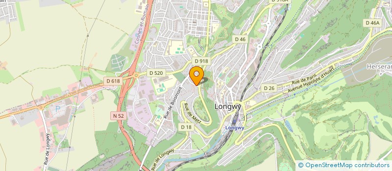 localisation de l'entreprise SCI SEGOLENE-OLIVIA à LONGWY