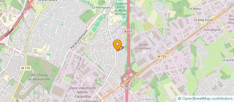 localisation de l'entreprise SCI SEGOLINA 1  CARQUEFOU