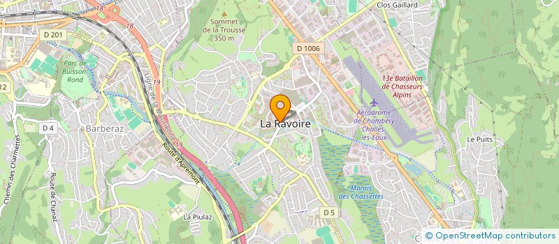 localisation de l'entreprise SCI SEGON  LA RAVOIRE