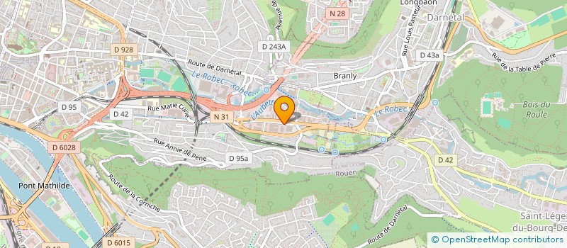 localisation de l'entreprise SCI SEGOVA à ROUEN