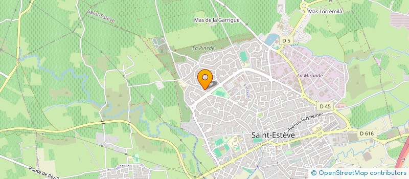 localisation de l'entreprise SCI SEGRALIA  SAINT-ESTEVE