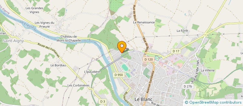 localisation de l'entreprise SCI SEGRET LESTARI à LE BLANC