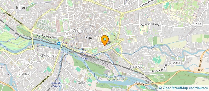 localisation de l'entreprise SCI SEGUEDINE à PAU