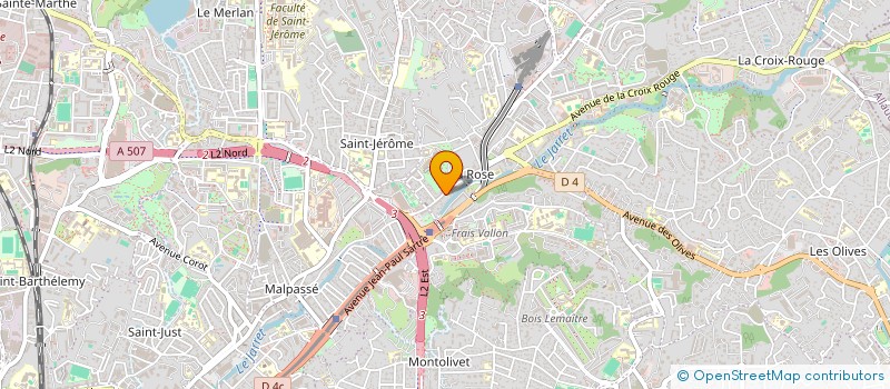 localisation de l'entreprise SCI SEGUELA -MARTIN à MARSEILLE