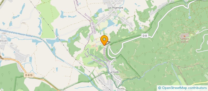 localisation de l'entreprise SCI SEGUI FR à EVETTE-SALBERT
