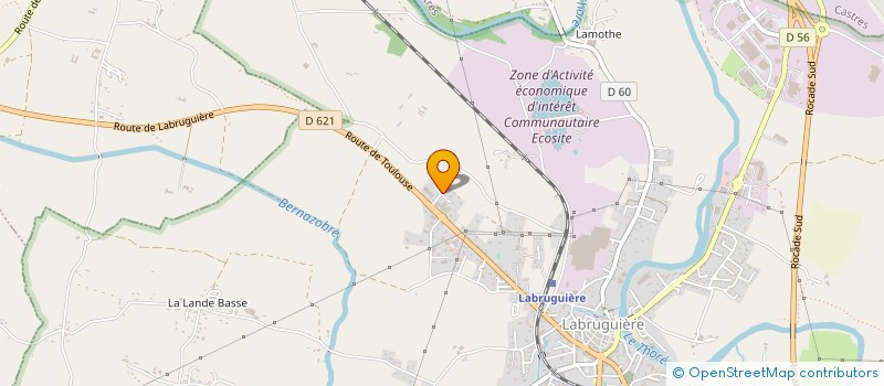 localisation de l'entreprise SCI SEGUIER  LABRUGUIERE