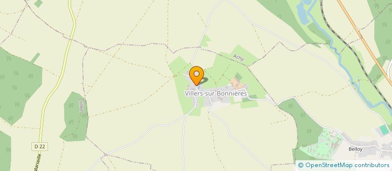 localisation de l'entreprise SCI SEGUILLON  VILLERS-SUR-BONNIERES