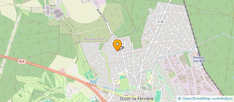 localisation de l'entreprise SCI SEGUIN  OZOIR-LA-FERRIERE