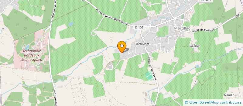 localisation de l'entreprise SCI SEGUIN NASSIET  MARTILLAC