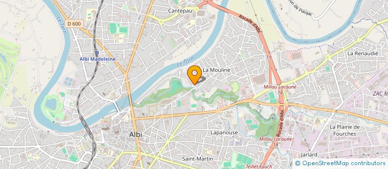 localisation de l'entreprise SCI SEGUINET GIRONDE à ALBI