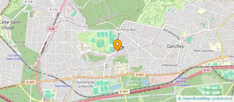 localisation de l'entreprise SCI SEGUINIERE à VAUCRESSON