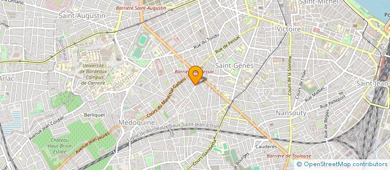 localisation de l'entreprise SCI SEGUR 32  TALENCE