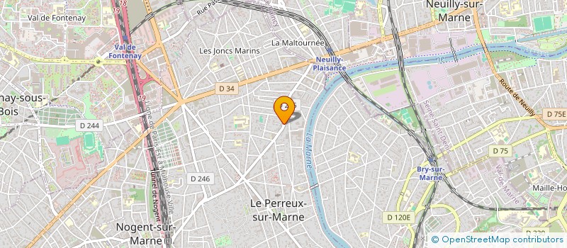 localisation de l'entreprise SCI SEGUR  LE PERREUX-SUR-MARNE