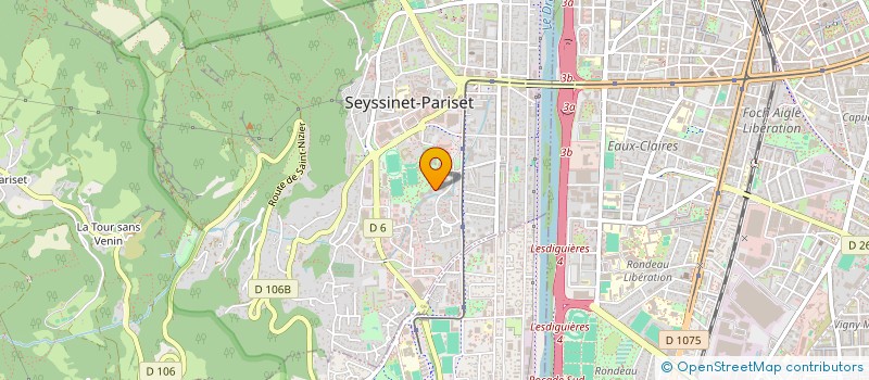 localisation de l'entreprise SCI SEGUY  SEYSSINET-PARISET